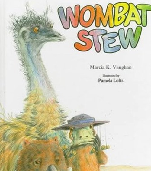 Children's Books - Wombat Stew by Marcia Key Vaughn