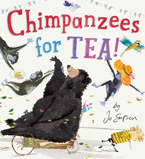 Children's Books - Chimpanzees for Tea by Jo Empson