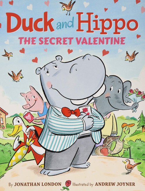 Children's Books - Duck and Hippo The Secret Valentine by Jonathan London