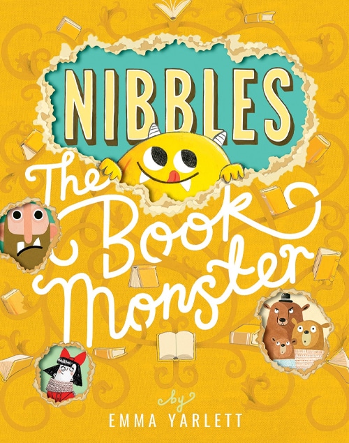 Children's Books - Nibbles The Book Monster by Emma Yarlett