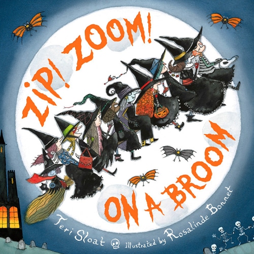 Children's Books - Zip! Zoom! On A Broom by Teri Sloat