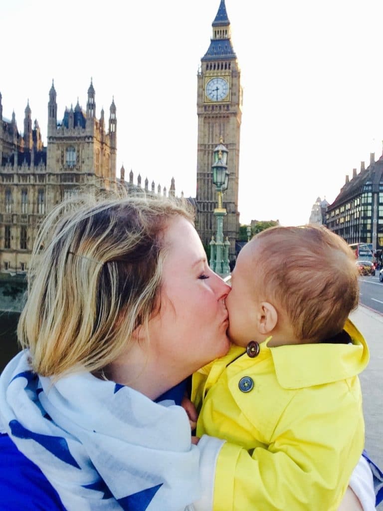 London with a Baby